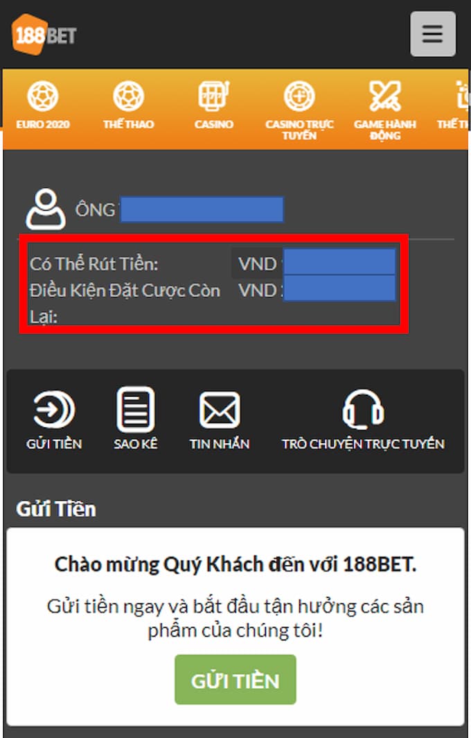 Câu Hỏi Thường Gặp 5 Điều kiện rút tiền còn lại tại nhà cái 188bet